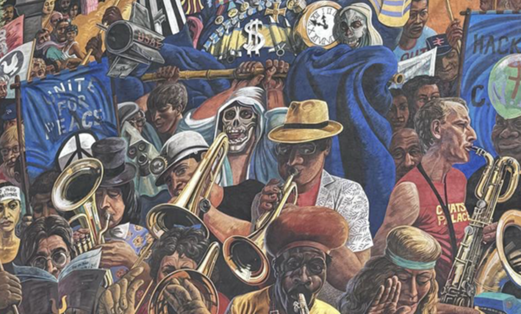 Hackney Peace Carnival Mural.